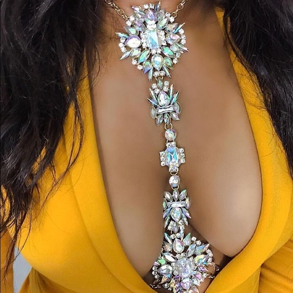 Crystal Body Chain - Picture 3 of 7